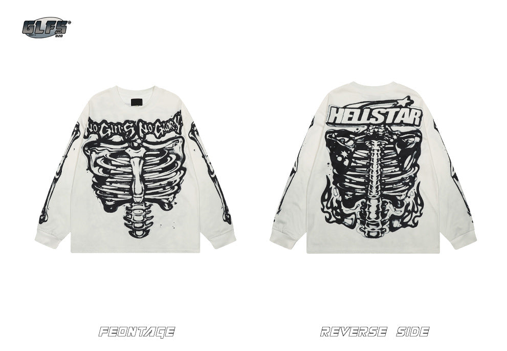 Skeleton Sporty Long Sleeve T-Shirt WN26439