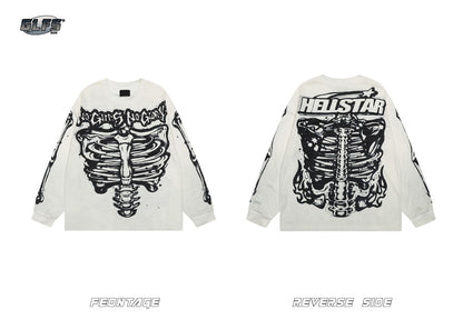 Skeleton Sporty Long Sleeve T-Shirt WN26439