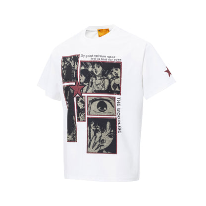 Cartoon Print Cool Touch Oversize Short Sleeve T-Shirt WN25892