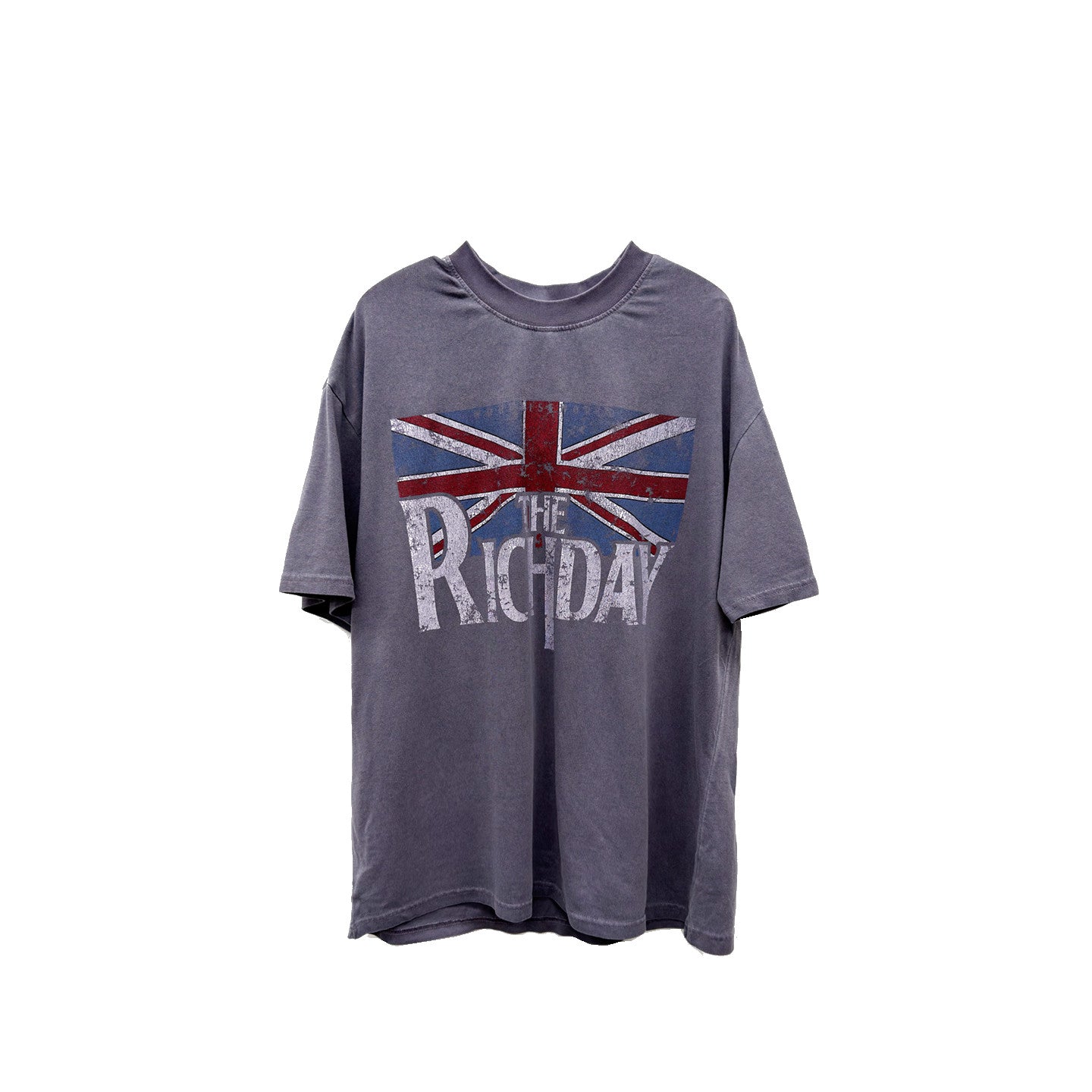 Washed Graphic Print Short Sleeve T-Shirt WN24388
