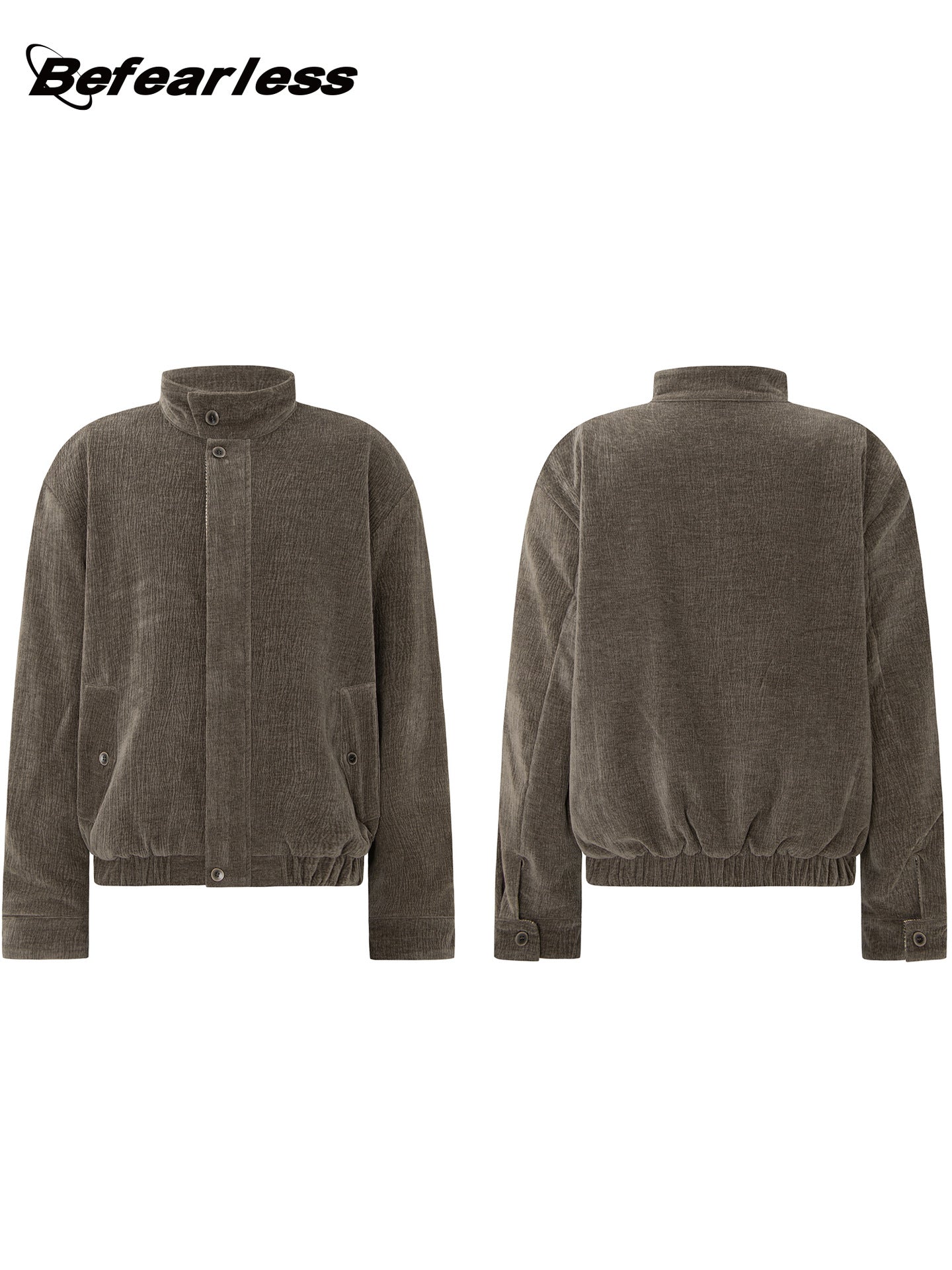 Washed Corduroy Houndstooth Lining Jacket WN26251