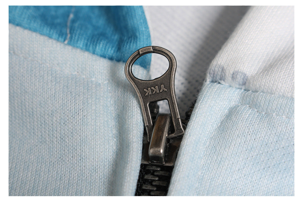Heavyweight Patchwork Zip-Up Hoodie WN26554