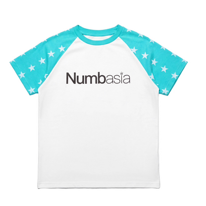 Raglan Star Logo Print Short Sleeve T-Shirt WN27186