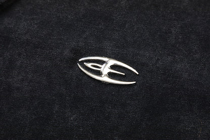 Heavyweight Washed Patchwork Short Sleeve T-Shirt WN16170