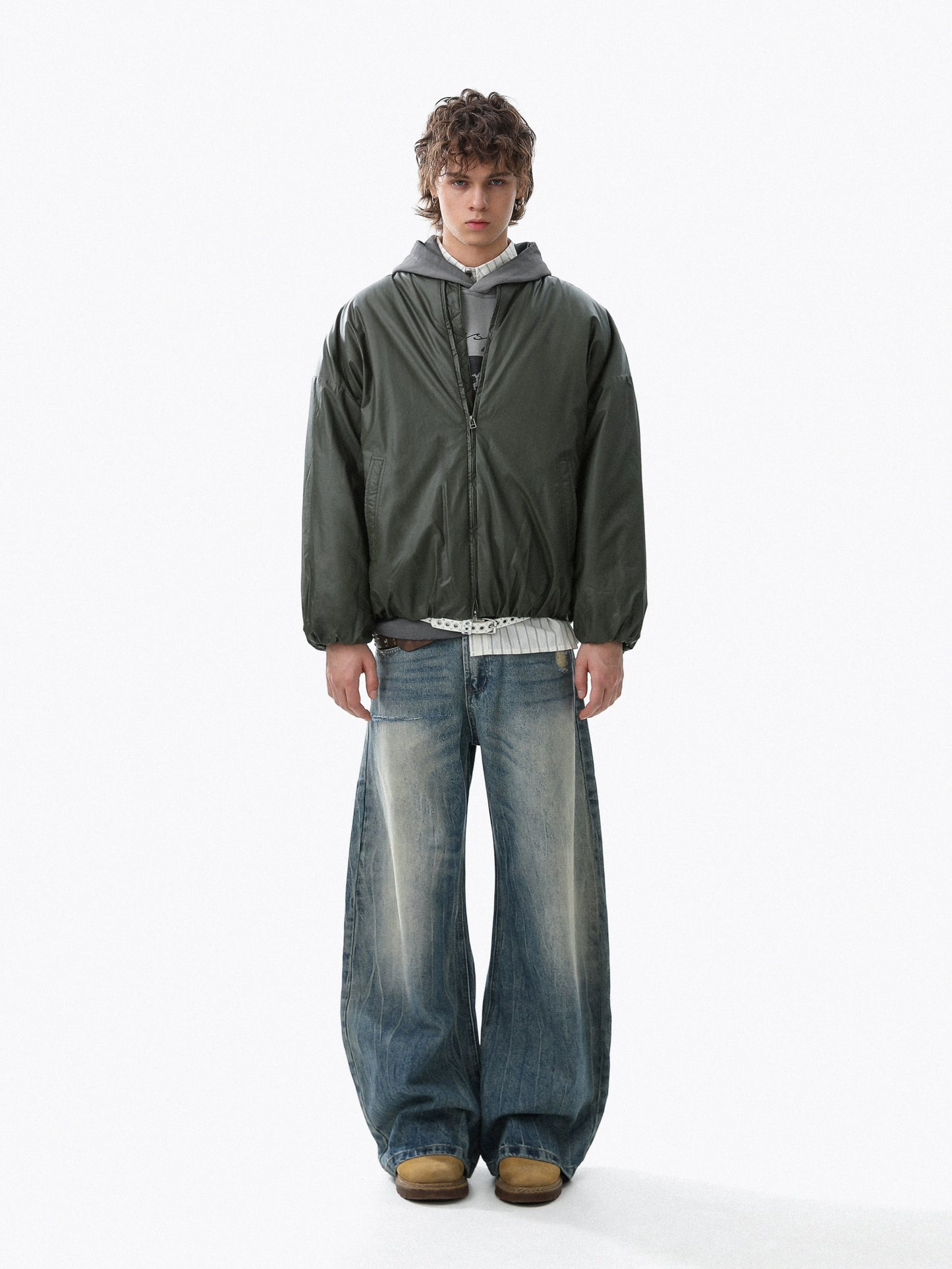 Plain Zipper Jacket WN22101