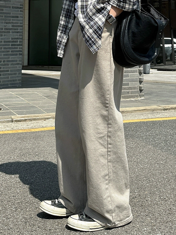 Cleanfit Design Wide Leg Pants WN20241