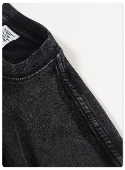 Water Washed Heavyweight Oversize Short Sleeve T-Shirt WN6077