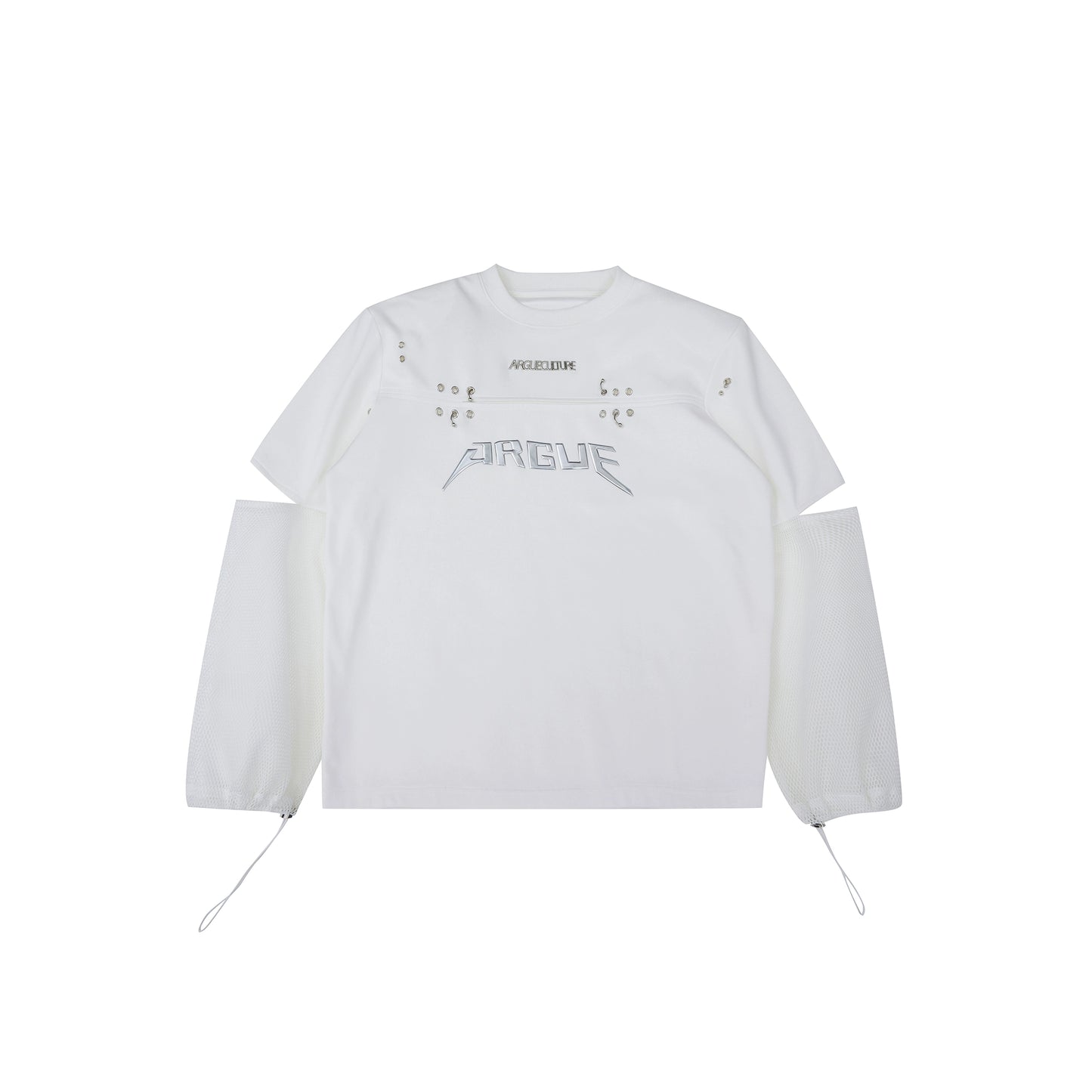 Oversize Mesh Long Sleeve T-Shirt WN5305