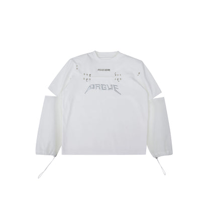 Oversize Mesh Long Sleeve T-Shirt WN5305