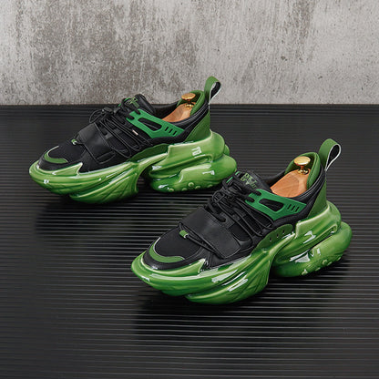 Strap Panel Air Sole Chunky Sole Sneakers WN24651