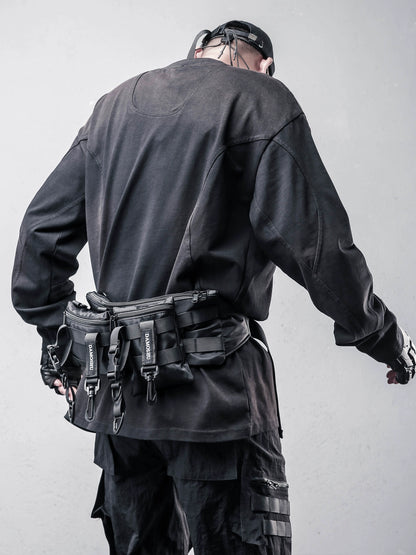 Wash Oversize Long Sleeve T-Shirt WN22397