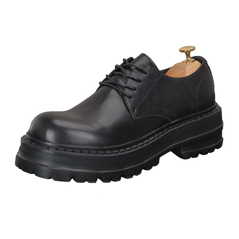 Chunky Platform Round Toe Lace-Up Shoes WN24847