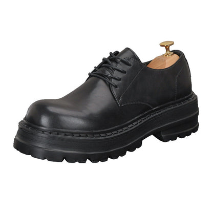 Chunky Platform Round Toe Lace-Up Shoes WN24847