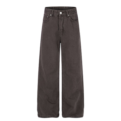 Washed Fade Wide Leg Denim Jeans WN26003