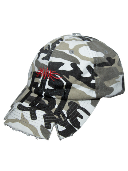 Camouflage Thorn Damage Curved-Brim Cap WN21142