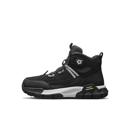High-Top Chunky Sole Lace-Up Sneaker Boots WN23482