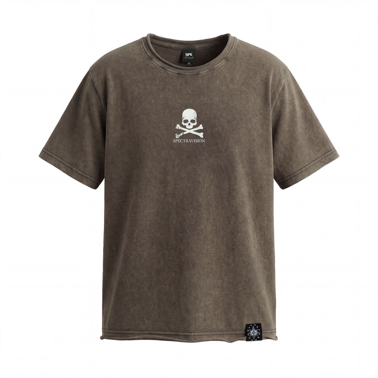 Skull Flag Washed Short Sleeve T-Shirt WN25649
