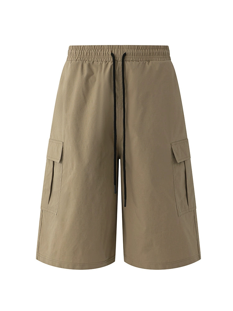Wide Leg Cargo Half Pants WN20277