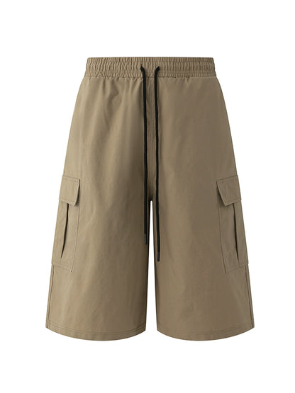 Wide Leg Cargo Half Pants WN20277