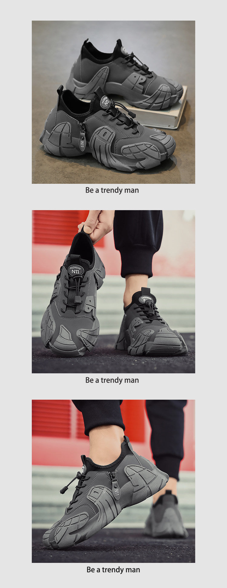 Sweat-Proof Breathable Non-Slip Sole Outdoor Hiking Shoes WN23394