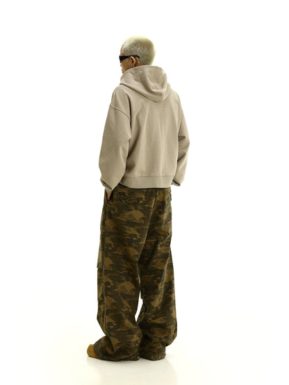 Wide Leg Straight Camouflage Pants WN9024