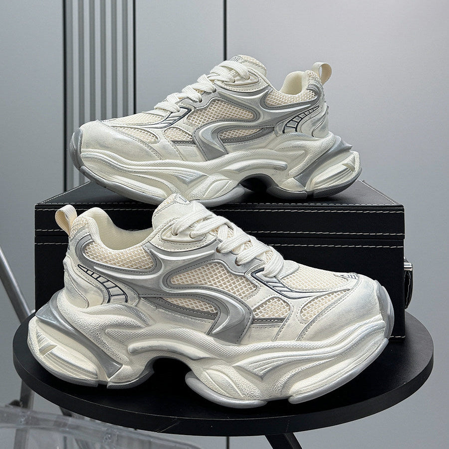 Thick-Soled Height-Increasing Dad Sneakers　WN24733