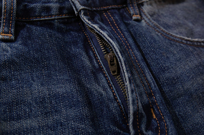 Panel Wash Wide Leg Denim Jeans WN23107