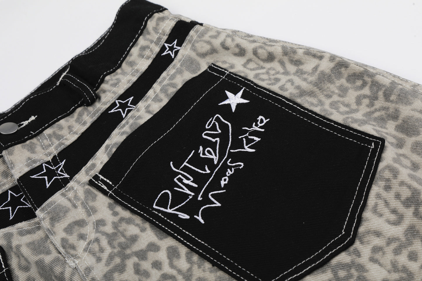 Leopard Star Pocket Half Pants WN25521