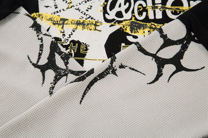 Fake Layered Graphic Print Long Sleeve T-Shirt WN25636