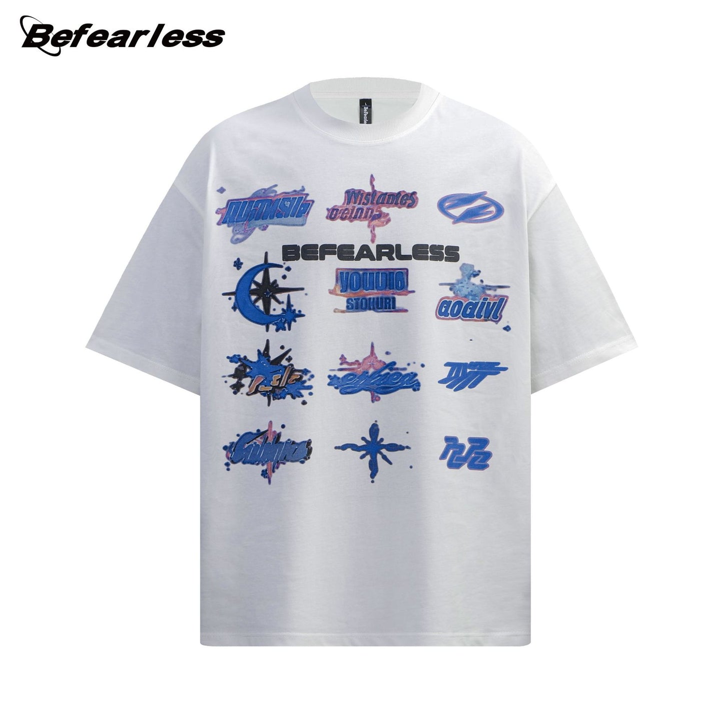 Washed Letter Graphic Short Sleeve T-Shirt WN26198