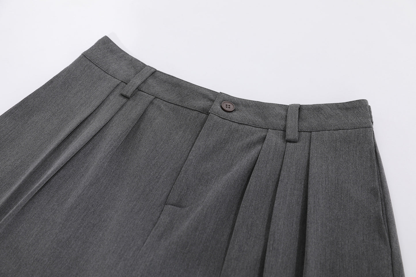Drape Cropped Half Trousers WN25750