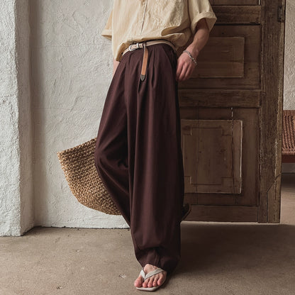 Solid Color Wide Leg Pants WN20273