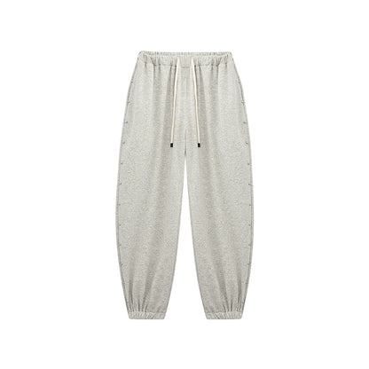 Pure Cotton Studded Knit Jogger Pants WN12100