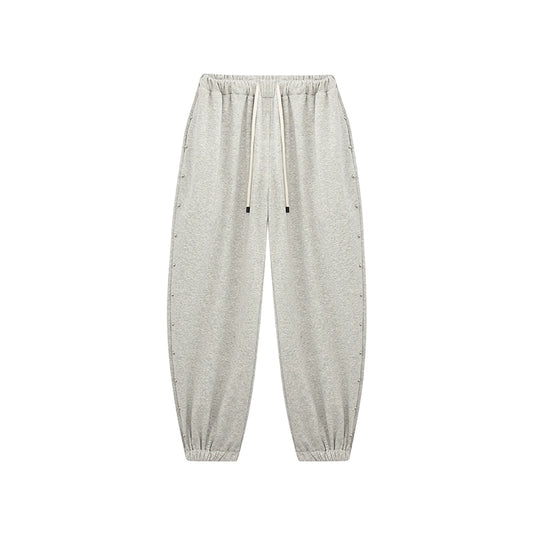 Pure Cotton Studded Knit Jogger Pants WN12100