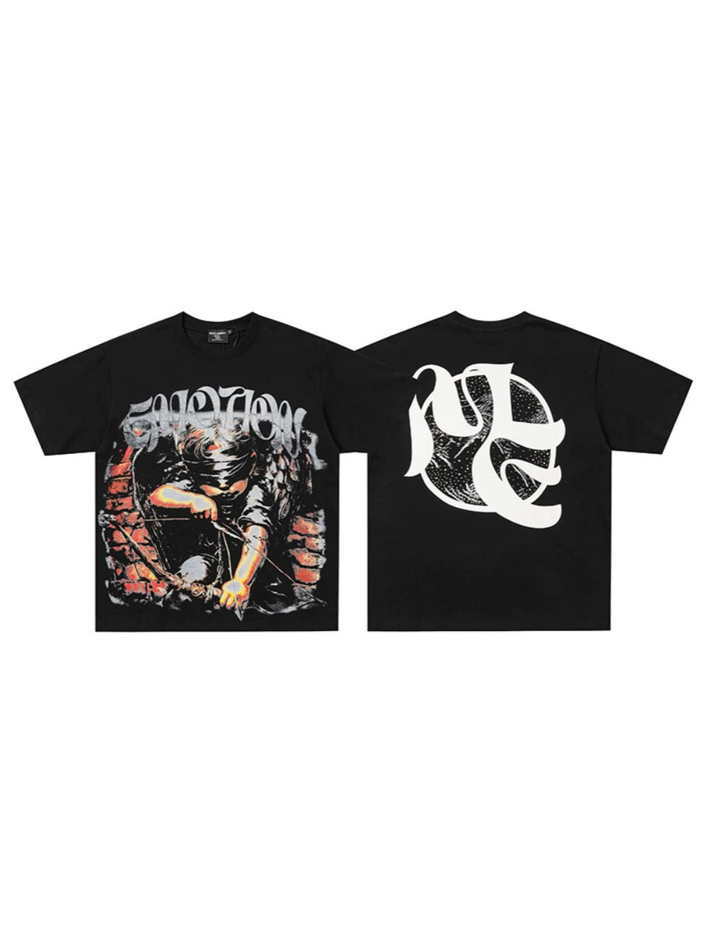 Graphic Print Short Sleeve T-Shirt WN28090