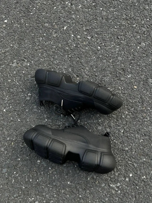 Shell Toe Chunky Sole Leather Derby Shoes WN20777