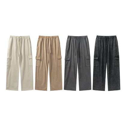 Multi Pocket Straight Sweatpants WN6022