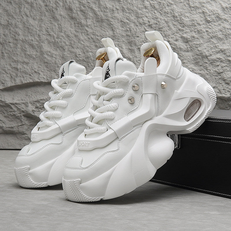 Panel Air Sole Platform Chunky Sole Sneakers WN24653