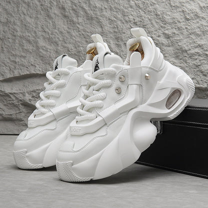 Panel Air Sole Platform Chunky Sole Sneakers WN24653
