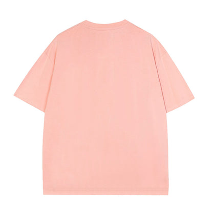 Foam Letter Print Short Sleeve T-Shirt WN25791
