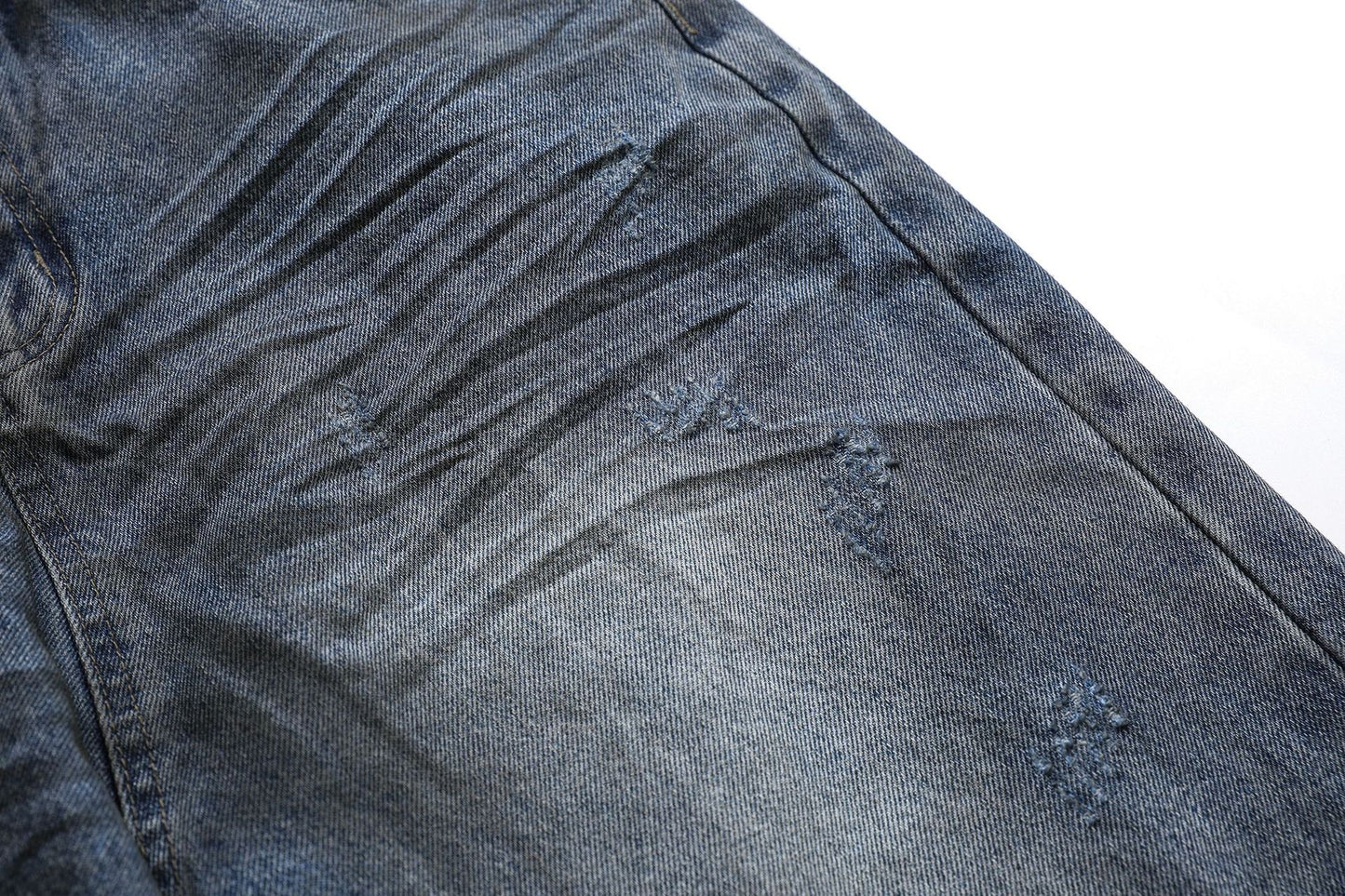 Washed Flare Denim Jeans WN12718