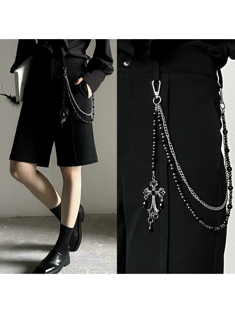 Cross Pendant Design Waist Chain Accessory WN19645