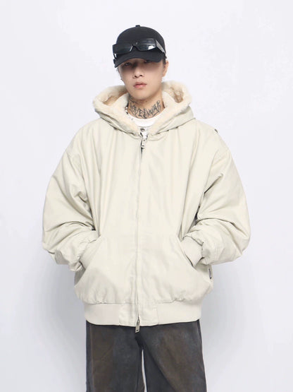 Fleece Linning Hooded Jacket WN10938