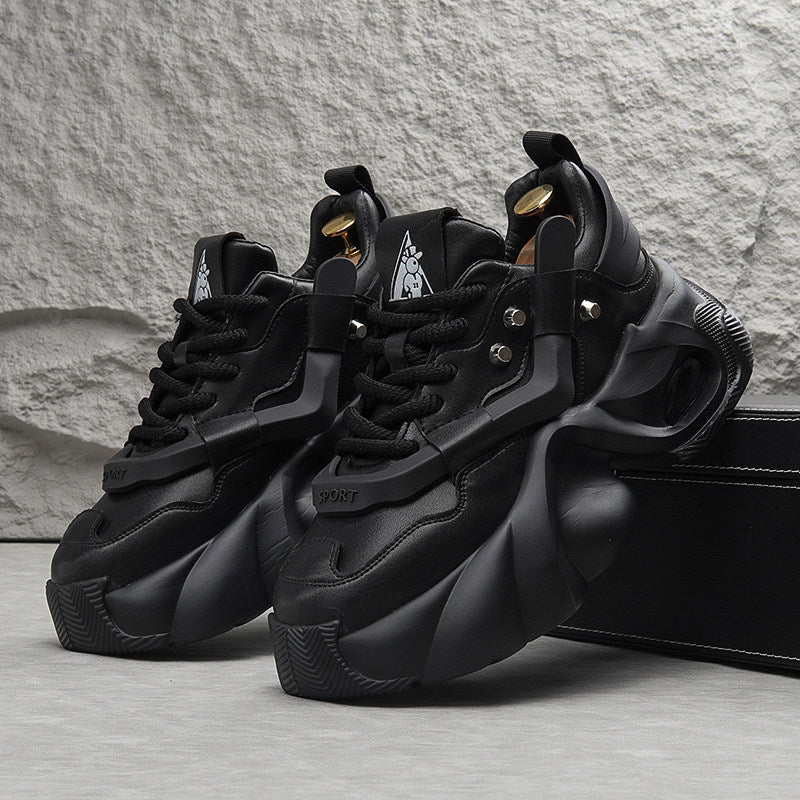 Panel Air Sole Platform Chunky Sole Sneakers WN24653