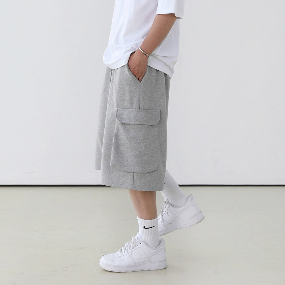 Wide Leg Cargo Half Pants WN20246