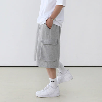 Wide Leg Cargo Half Pants WN20246