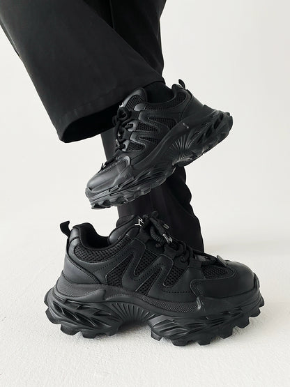 Thick Sole Mesh Sporty Sneakers WN21237