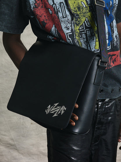 Metal Decor Microfiber PU Leather Shoulder Bag WN21004