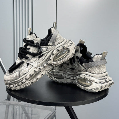 Breathable Thick-Sole Height-Increasing Dad Sneakers WN24736