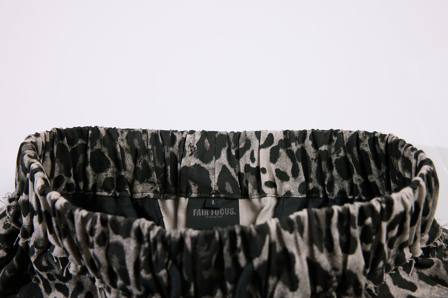 Leopard Print Wide Leg Cargo Pants WN26043